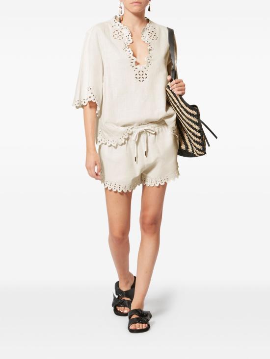 26SS 이자벨마랑 숏팬츠 SH0267FA D1J04E20WH - ISABEL MARANT