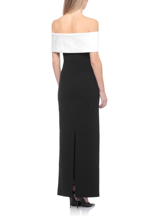 26SS 셀프 포트레이트 미디 원피스 RS26180XB BLACK CREPE FLOWERBLACK Black - SELF PORTRAIT