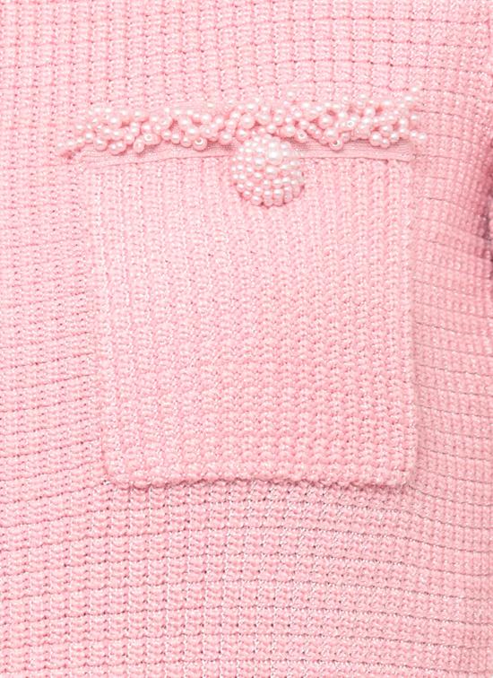 26SS 셀프 포트레이트 미디 원피스 RS26106MP PINK PEPLUM KNITPINK Pink - SELF PORTRAIT