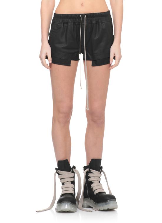 26SS 릭 오웬스 포크 박서 쇼츠 RP01F6316 LBF09 Black - RICK OWENS