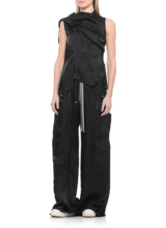 26SS 릭 오웬스 스트레이트 팬츠 RP01F6327 N09 Black - RICK OWENS