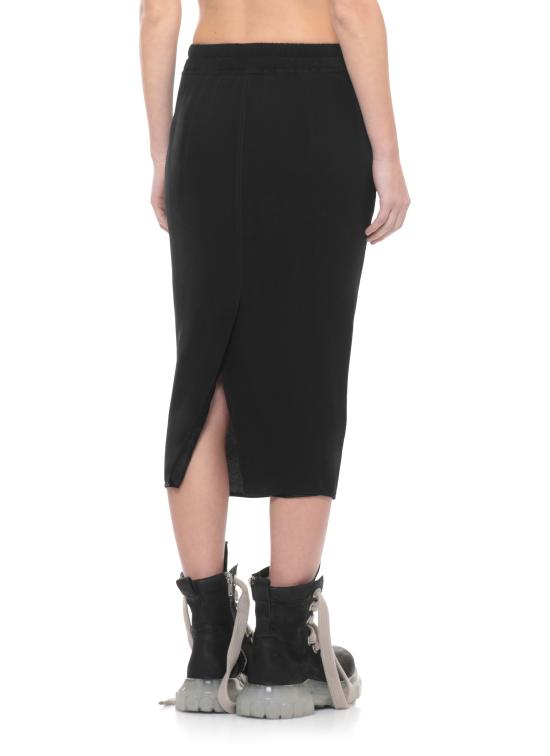 26SS 릭 오웬스 미디 스커트 RP01F6375 G09 Black - RICK OWENS