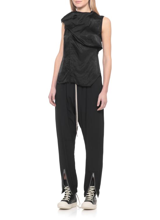 26SS 릭 오웬스 스트레이트 팬츠 RP01F6320 CC09 Black - RICK OWENS