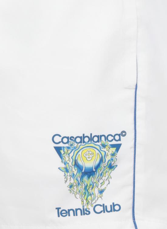 26SS 카사블랑카 숏팬츠 MSP26TR02902 POLY TAFFETA White - CASABLANCA