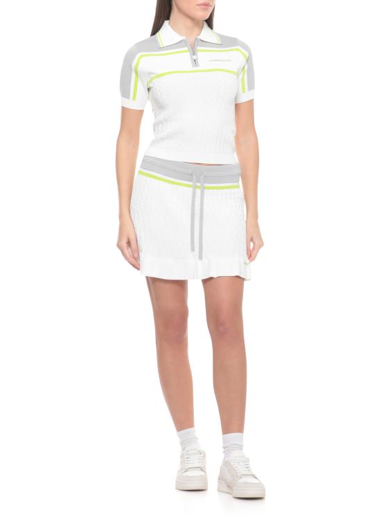 26SS 카사블랑카 폴로 티셔츠 WSP26KW124701 VISCOSE White - CASABLANCA