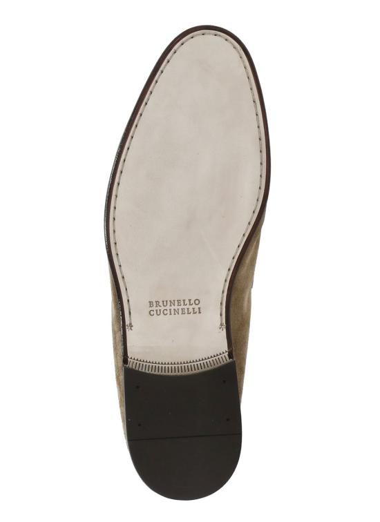 26SS 브루넬로 쿠치넬리 스웨이드 소프트 페니로퍼 MZUCAHG730 C2767 Beige - BRUNELLO CUCINELLI
