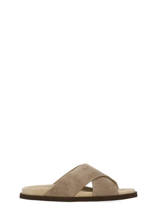 26SS 브루넬로 쿠치넬리 샌들 MZUSOLY327 CVQ06 Brown