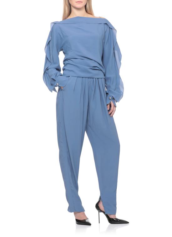 26SS 랑방 스트레이트 팬츠 RWTR0025 6253P26262 Blue - LANVIN