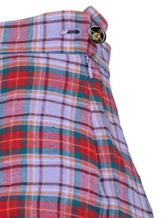 26SS 비비안웨스트우드 미디 스커트 1K010025 W01C6 O102 MultiColour - VIVIENNE WESTWOOD