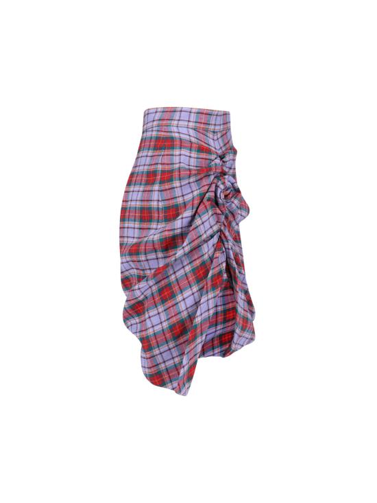 26SS 비비안웨스트우드 미디 스커트 1K010025 W01C6 O102 MultiColour - VIVIENNE WESTWOOD