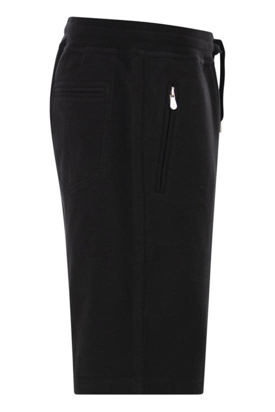 26SS 브루넬로 쿠치넬리 플리스 버뮤다 쇼츠 MW8633242GC101 BLACK DOM - BRUNELLO CUCINELLI