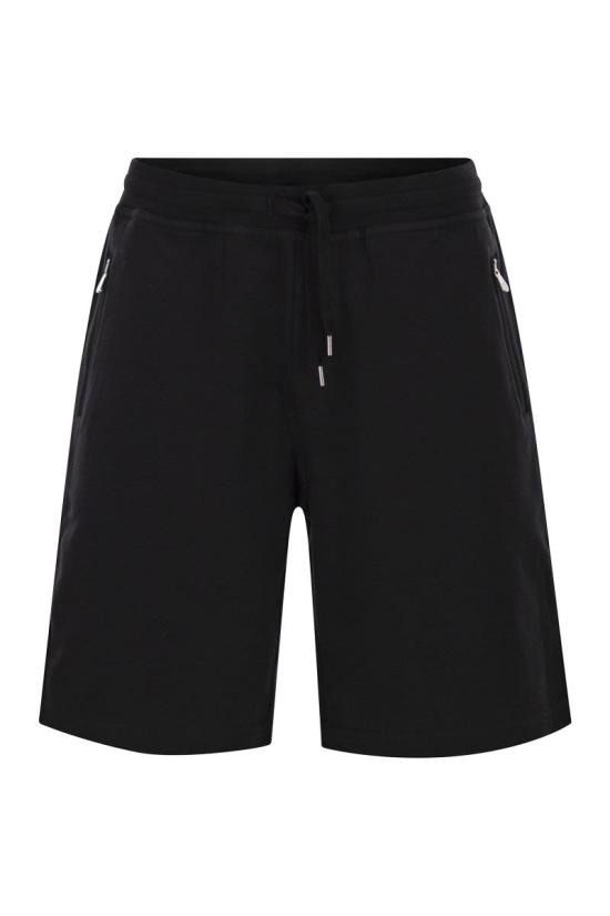 26SS 브루넬로 쿠치넬리 플리스 버뮤다 쇼츠 MW8633242GC101 BLACK DOM