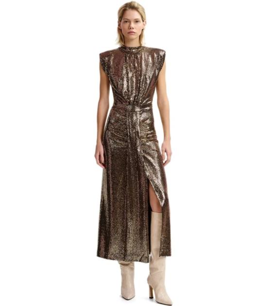  에센셜앤트워프 롱 원피스 GONNAK GO32 Brown - ESSENTIEL ANTWERP