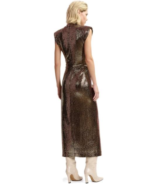 에센셜앤트워프 롱 원피스 GONNAK GO32 Brown - ESSENTIEL ANTWERP