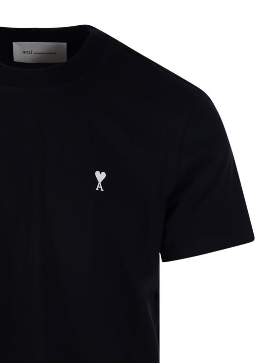 26SS 아미 반팔 티셔츠 HTS346724045 BLACK WHITE CREAM DOM - AMI