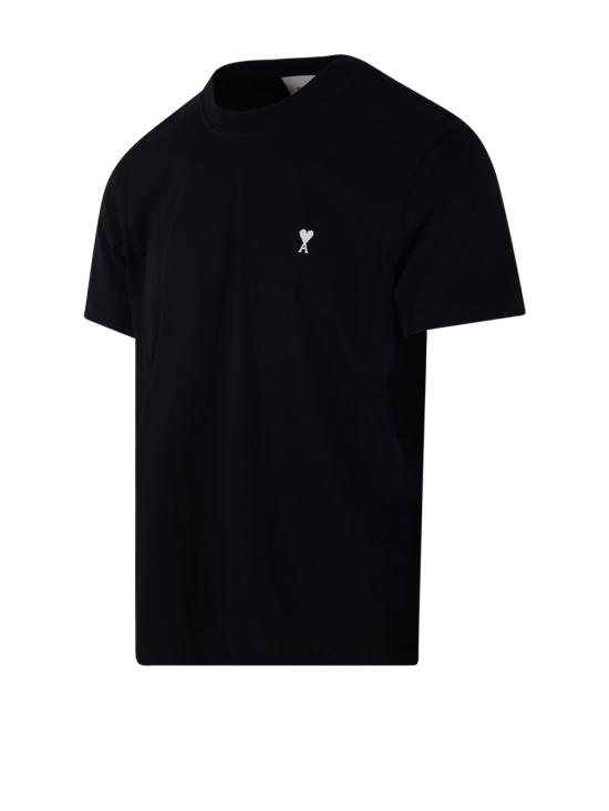 26SS 아미 반팔 티셔츠 HTS346724045 BLACK WHITE CREAM DOM - AMI