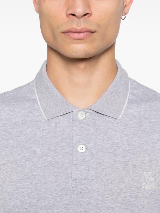 26SS 브루넬로 쿠치넬리 폴로 티셔츠 M0B139779GCQ087 DOM - BRUNELLO CUCINELLI