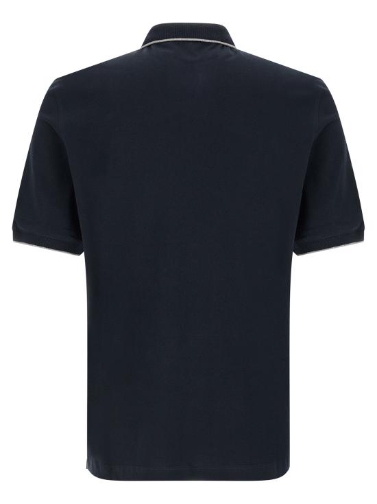 26SS 브루넬로 쿠치넬리 폴로 티셔츠 M0B139779GCK781 NAVY DOM - BRUNELLO CUCINELLI