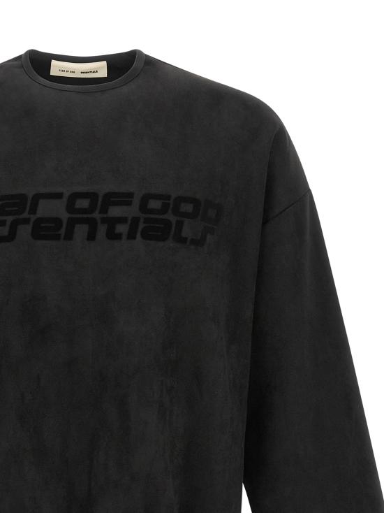 26SS 피어오브갓 긴팔 티셔츠 192HO256731F VINTAGE BLACK DOM - FEAR OF GOD