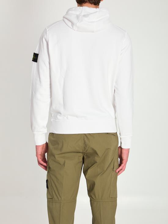26SS 스톤 아일랜드 후드 티셔츠 L1S156100062S0051V0001 WHITE DOM - STONE ISLAND