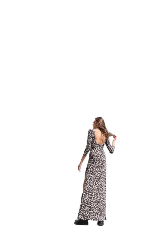 25SS Hawa Made From Love 롱 원피스 푸피 애니멀리어 마하 드레스 - HAWA MADE FROM LOVE