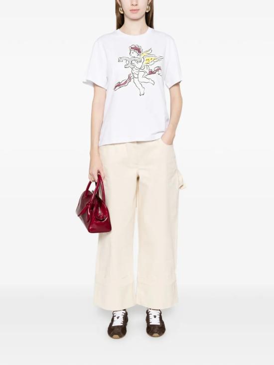 26SS 토리버치 반팔 티셔츠 183156100 White - TORY BURCH