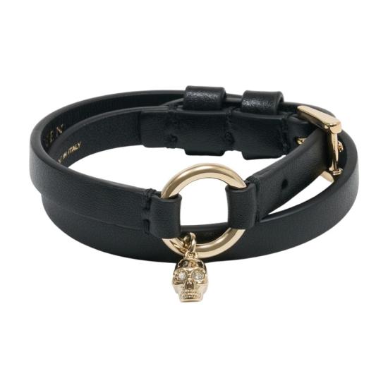 26SS 알렉산더 맥퀸 레귤러 벨트 8571481AAWH1000 black