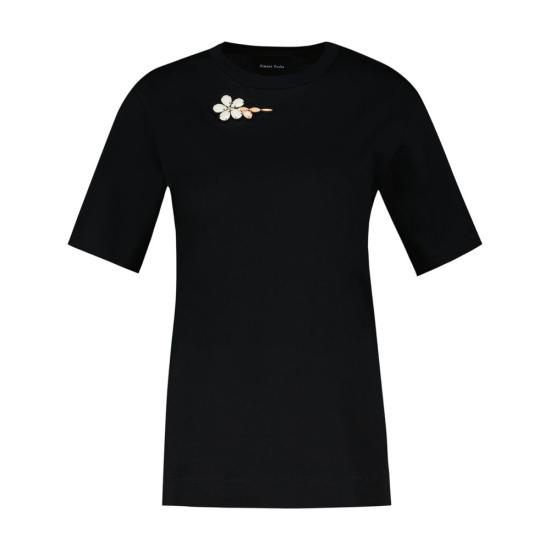 26SS 시몬로샤 반팔 티셔츠 5342B 0553 black