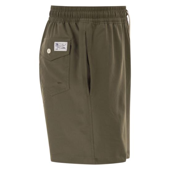 26SS 폴로 랄프로렌 포니 자수 스윔 쇼츠 710957782 MILITARY GREEN - POLO RALPH LAUREN