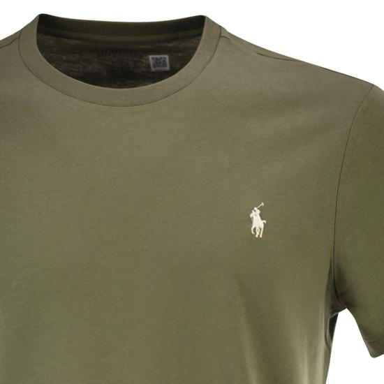 26SS 폴로 랄프로렌 폴로 티셔츠 710671438 OLIVE - POLO RALPH LAUREN