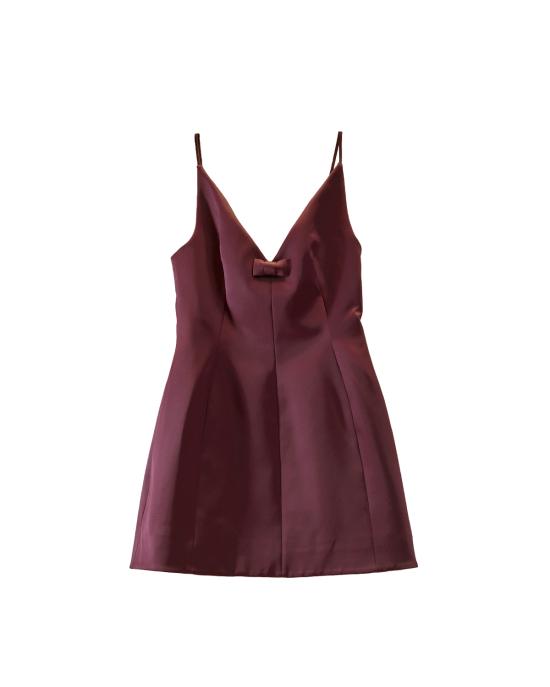 26SS 마크제이콥스 숏 원피스 2F4RDR046W10 dark plum 510 BORDEAUX