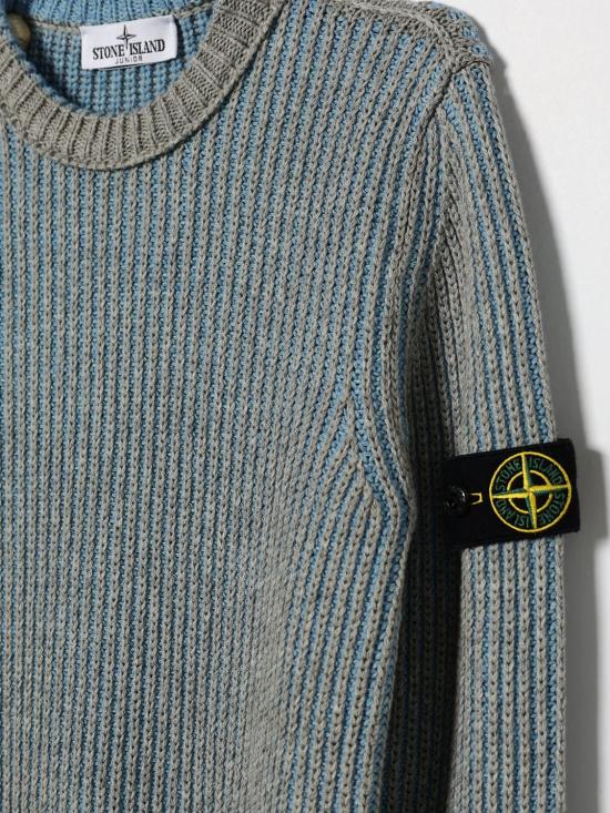 26SS [키즈] 스톤 아일랜드 풀오버 5100015S0M16 V0061 Grey - STONE ISLAND