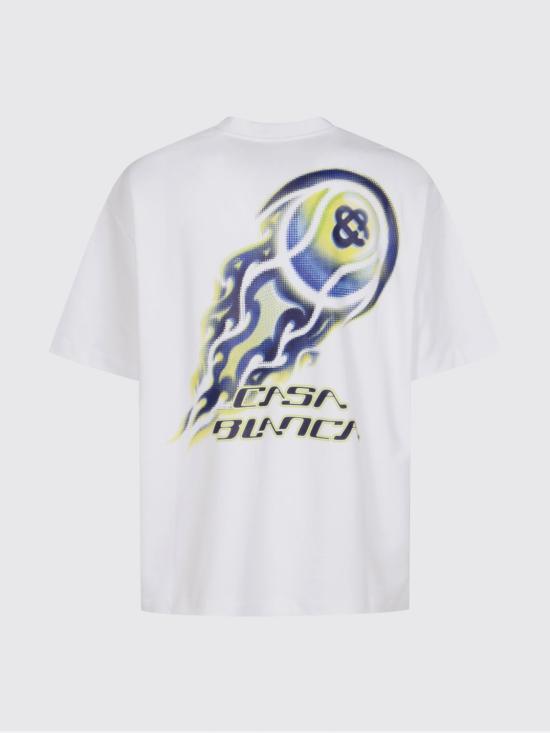 26SS 카사블랑카 반팔 티셔츠 MSP26JTS064 01 Multicolor - CASABLANCA