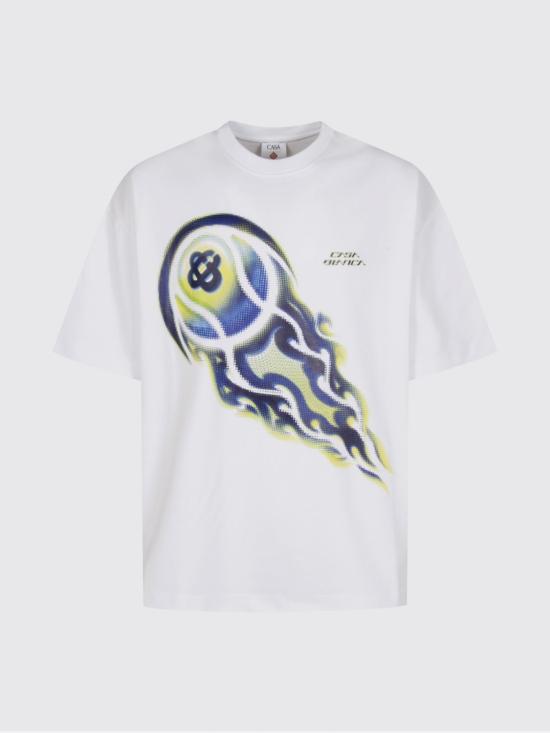 26SS 카사블랑카 반팔 티셔츠 MSP26JTS064 01 Multicolor - CASABLANCA