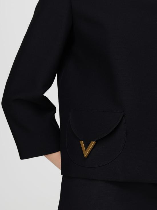 26SS 발렌티노 가라바니 자켓 8B3CE5Y51CF 0NO Black - VALENTINO GARAVANI