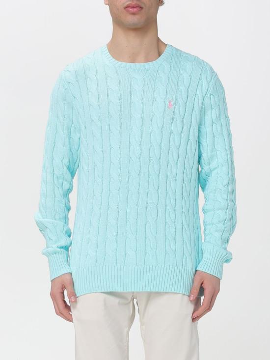 26SS 폴로 랄프로렌 스웨터 710775885 547 Gnawed Blue