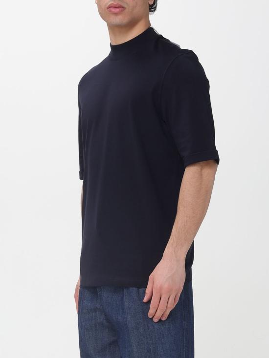 26SS 브루넬로 쿠치넬리 반팔 티셔츠 M0B131396 C4425 Blue - BRUNELLO CUCINELLI