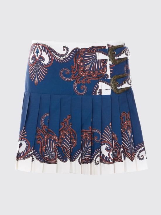 26SS 팜 리오 숏 스커트 344227 26005 Blue - FARM RIO