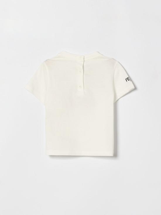 26SS [키즈] 펜디 티셔츠 BUI1147AJ F0TU9 White - FENDI