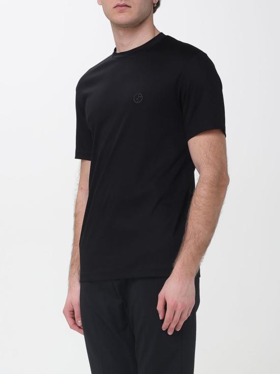 26SS 조르지오 아르마니 반팔 티셔츠 3HSM72SJTKZ UC001 Black - GIORGIO ARMANI