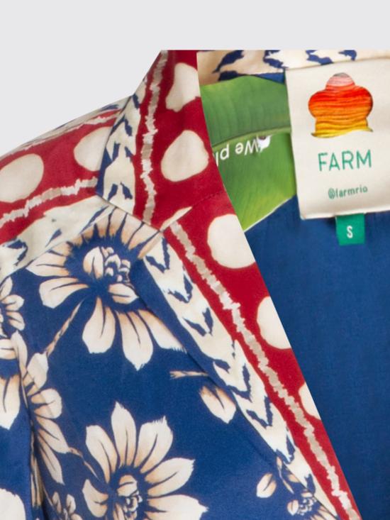 26SS 팜 리오 롱 원피스 350091 26067 Blue - FARM RIO