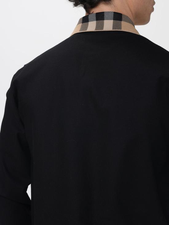 26SS 버버리 코튼 폴로셔츠 8098812 Black - BURBERRY