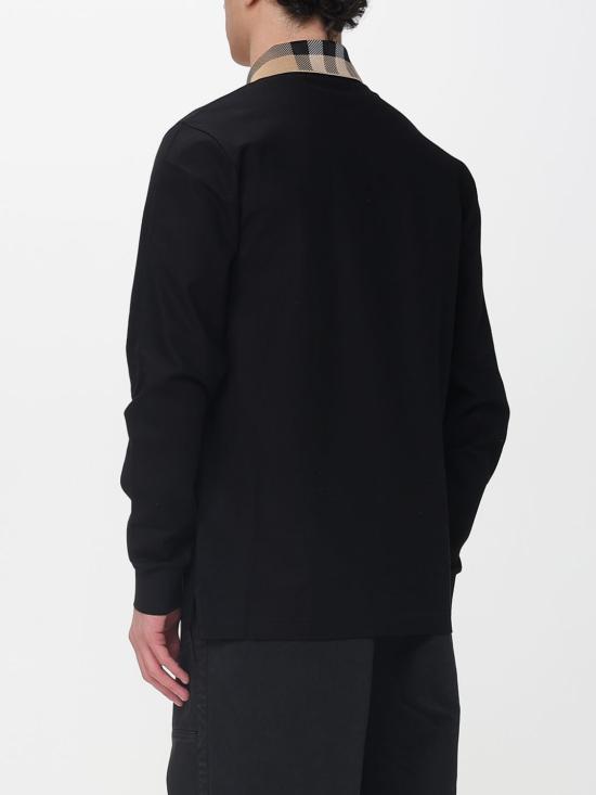 26SS 버버리 코튼 폴로셔츠 8098812 Black - BURBERRY