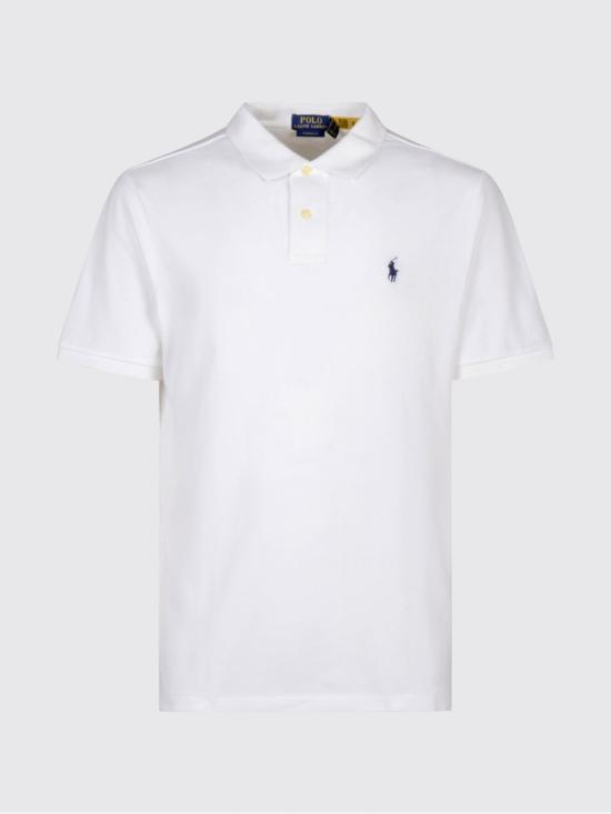 26SS 폴로 랄프로렌 폴로 티셔츠 710666997 001 White - POLO RALPH LAUREN