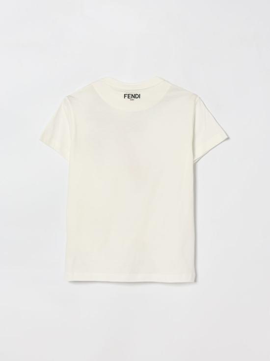 26SS [키즈] 펜디 티셔츠 JFI4007AJ F0TU9 White - FENDI