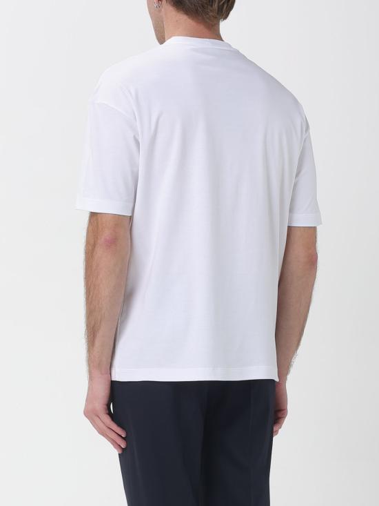 26SS 조르지오 아르마니 반팔 티셔츠 GM003351TE10333 U0002 White - GIORGIO ARMANI
