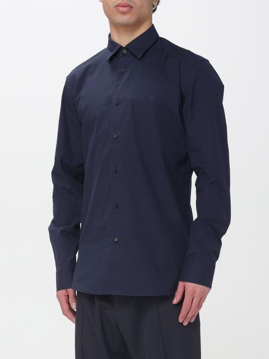 26SS 버버리 스트레치 코튼 셔츠 8071800 Blue - BURBERRY