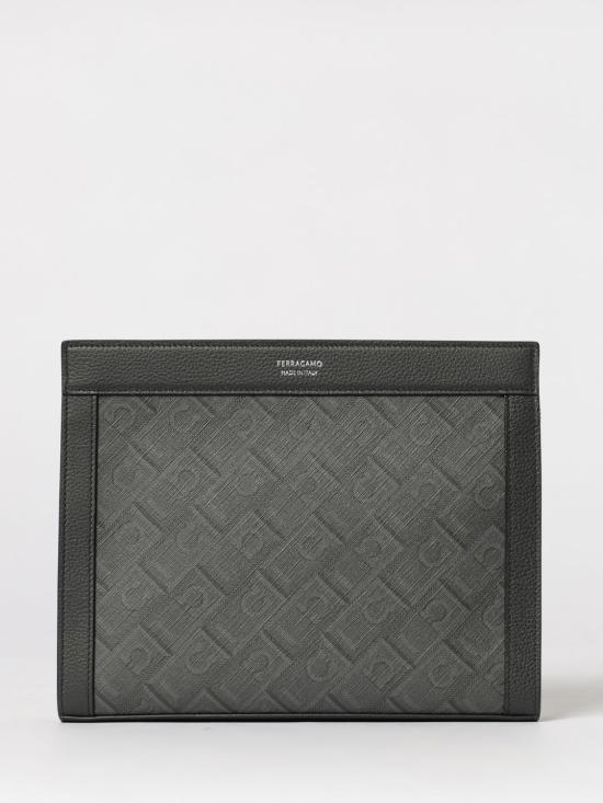 26SS 살바토레 페라가모 브리프케이스 241664 779696 NERO GRIGIO Black