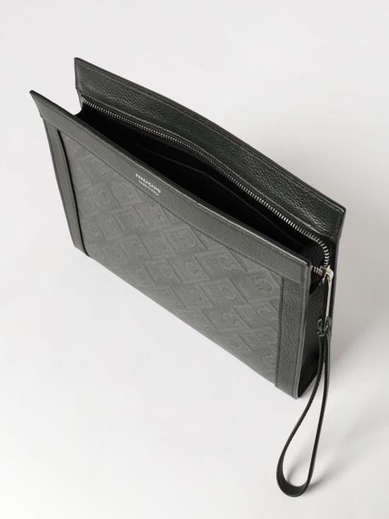 26SS 살바토레 페라가모 브리프케이스 241664 779696 NERO GRIGIO Black - SALVATORE FERRAGAMO