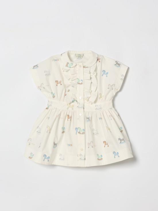 26SS [키즈] 펜디 원피스 BFB597AVW9 F0ZA0 Multicolor